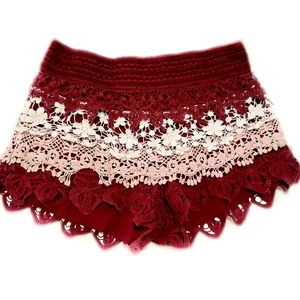 Crochet shorts no boundaries